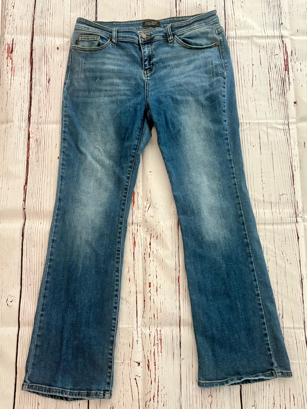 Judy Blue Washed Blue Bootcut Jeans